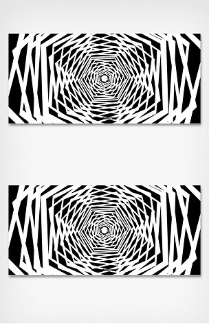 手绘矢量螺旋图案视错觉素材