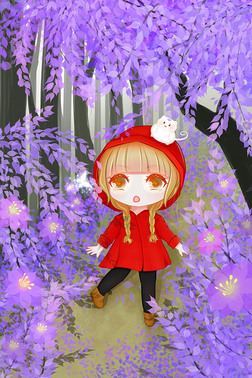 小红帽插画专题模板-小红帽插画图片素材下载-我图网