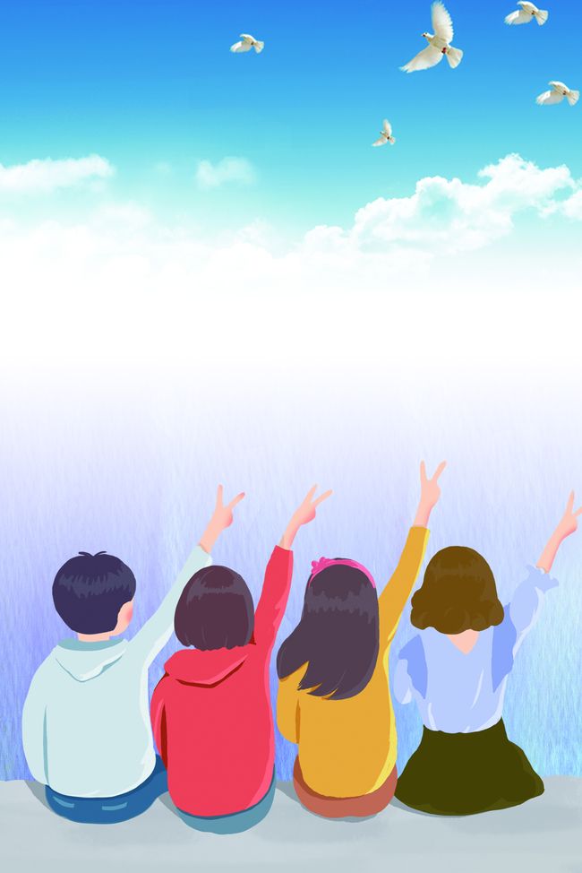 毕业旅游简约清新背景图下载-编号26479037-其他-我图网