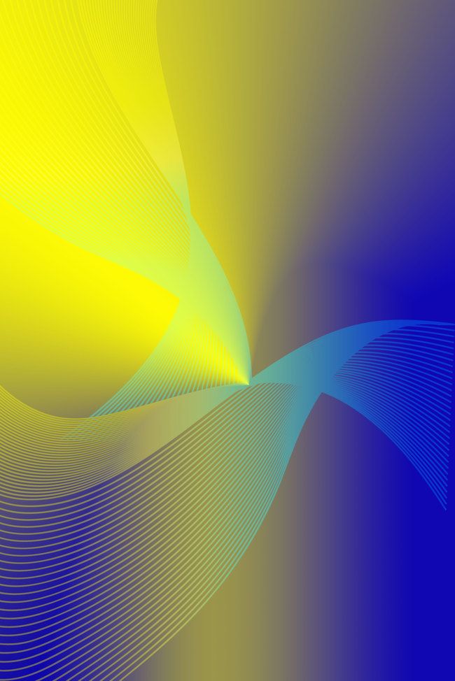 渐变不规则线条艺术