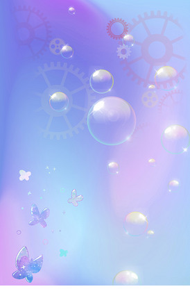 紫色渐变色唯美泡泡梦幻底纹背景