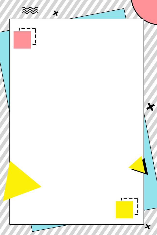 设计元素 背景素材 其他 > 简约几何边框条纹海报  图片编号:27594544