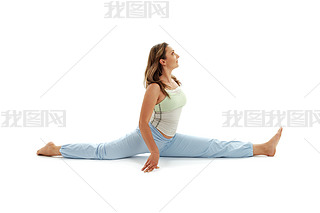 ɫӹɵ˶ŮϰHanumanasana