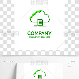 ɫƷģ-FlatBusinessLogo