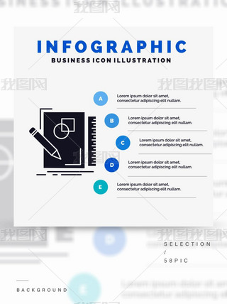 վʾĸͼģ壺ɫinfographic