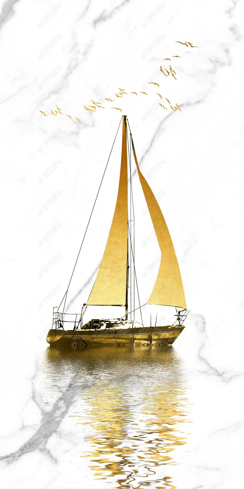 船帆上的图案图片