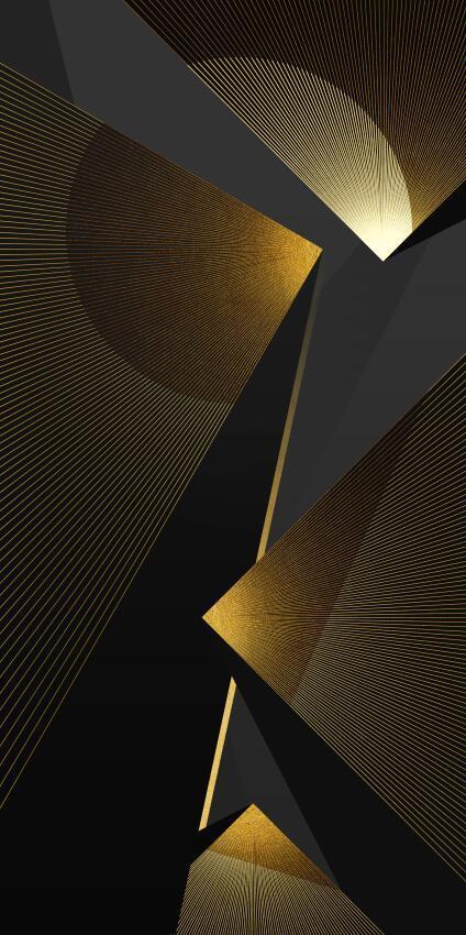 花纹图案北欧抽象轻奢黑金3d立体几何线条晶瓷花纹图案家居数码图案