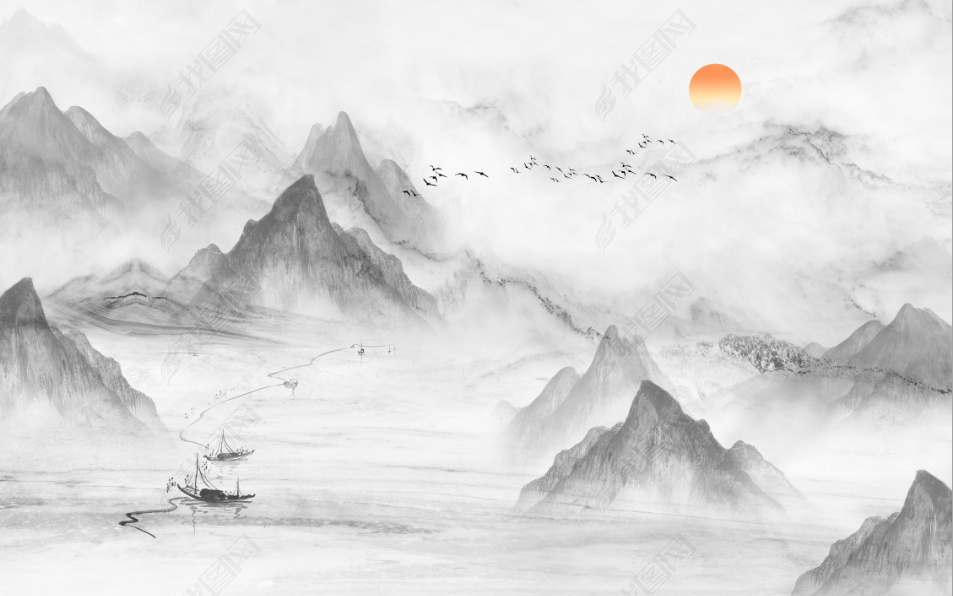 花纹图案抽象水墨意境水墨大理石水墨画大理石花纹图案家居数码图案