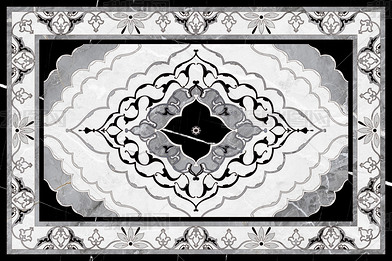 花纹图案-豪华高级灰大理石石纹地拼花花纹图案家居数码图案