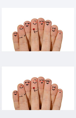 快乐集团的手指表情