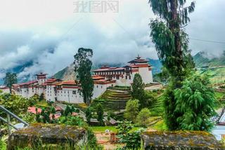 Trongsa ڣһϵ Dzongs ڲͥԺ.