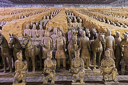 世界著名的兵马俑位于西安中国