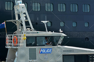 Auckland Police Maritime Unit patrol in ports of Auckland - New 