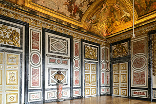 VERSAILLES, FRANCE - JUNE 19, 2013: Interior of Chateau de Versailles (Palace of Versailles) near Pa