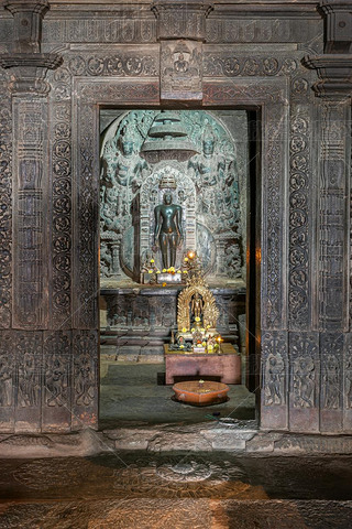 Lakkundi, Karnataka, India - November 6, 2013: Brahma Jinalaya temple.ʯſڵ. 