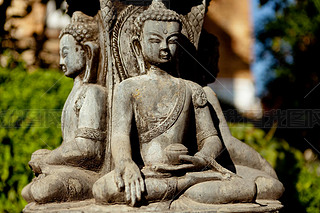 Swayambhunath stupa Eye Buddha Kathmandu