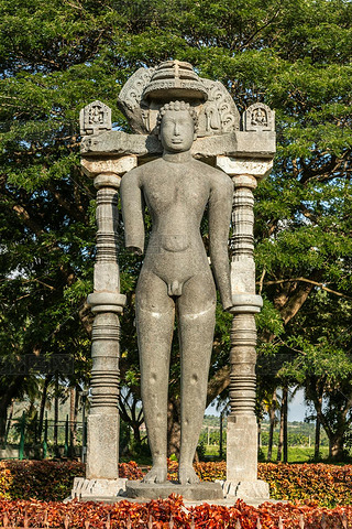 Halebidu, Karnataka, India - November 2, 2013: Historic museum on side of Hoysaleswara Temple of Shi