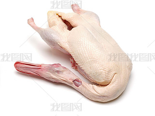 Raw whole duck 