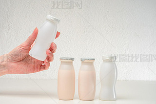 Prevention of dysbacteriosis. Live yoghurts. Foods contain beneficial bacteria. Care for digestion. 