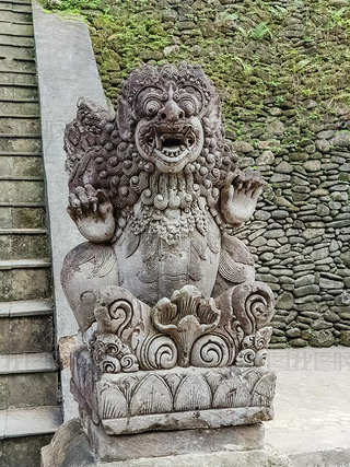 Statue in Hindu temple Pura Tirta Empul