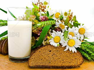 Bread milk and camomile