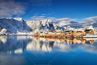 Beautiful morning in Norway - lofotens - Sakrisoy