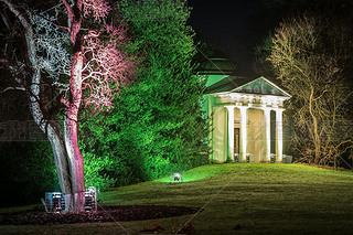 Kew Gardens in Christmas time, London, UK