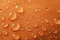橙色的防水纺织背景