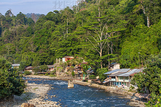 Bukit lawang village