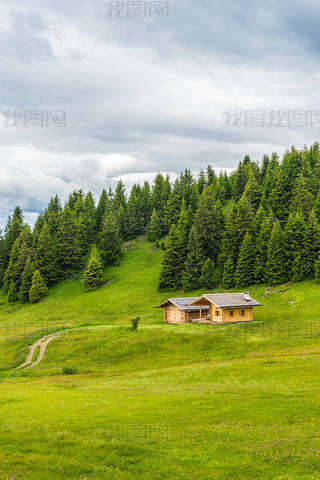 Alpe di Siusi, Seiser Alm with Sassolungo Langkofel Dolomite,һƬï̵ܵأι״