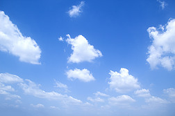 蓝天白云天空素材背景