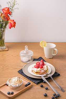 美味奶油烘焙舒芙蕾场景图