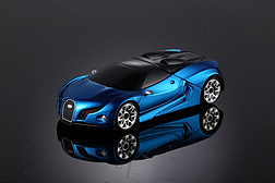 汽车跑车模型玩具蓝色小车