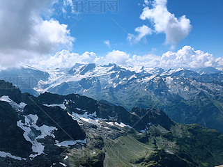欧洲瑞士雪山风景图片