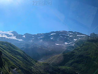 欧洲旅行瑞士雪山风景