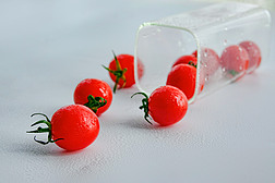 西红柿柿子番茄圣女果红色水果蔬菜摄影图