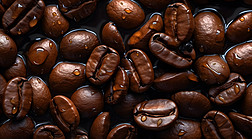 精品黑色咖啡豆咖啡原料