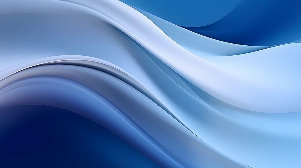 数码科技蓝白曲线线条抽象图形海报网页ppt背景