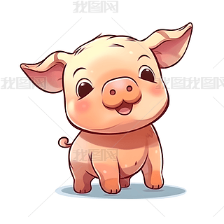 卡通小猪尾巴专题模板-卡通小猪尾巴图片素材下载-我图网