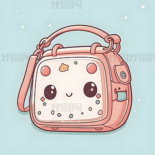 卡通手绘包包