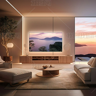 电视背景墙纯色个性背景墙