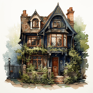 watercolour_house