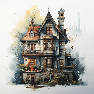 watercolour_house