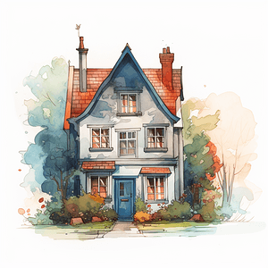 watercolour_house