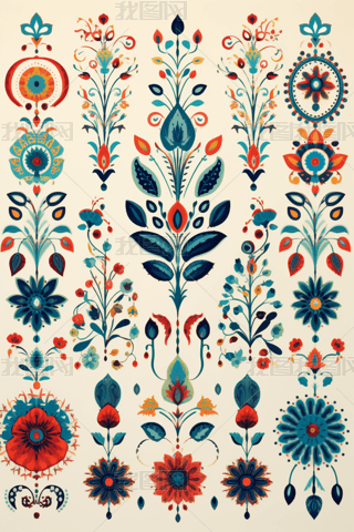 平面构成花纹图案专题模板-平面构成花纹图案图片素材下载-我图网