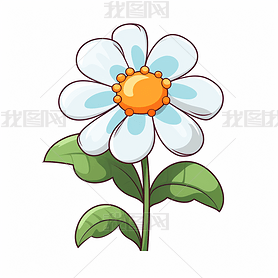 卡通一朵花
