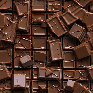 奶油巧克力无限循环材质贴图