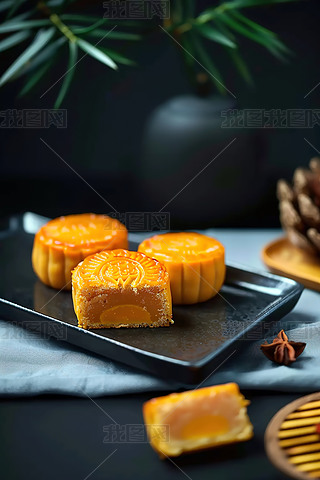 月饼食品宣传页专题模板-月饼食品宣传页图片素材下载-我图网