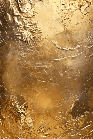 金箔纸纹理背景照片