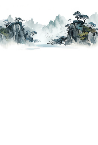 探幽山水画譜 彩色木版刷 画帖仕立 1帖 / あんず古書店 / 古本